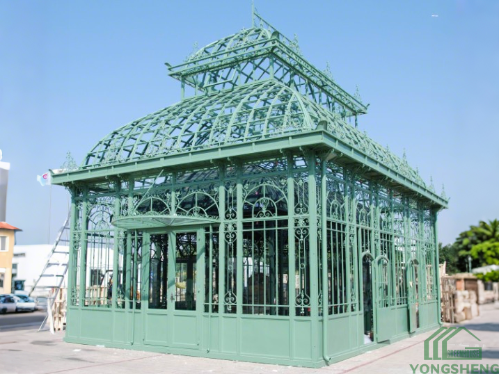  Hot-dip galvanized  glass garden greenhouse for wedding,wedding house,glass greenhouse,Hot-dip galvanized glass garden greenhouse for wedding